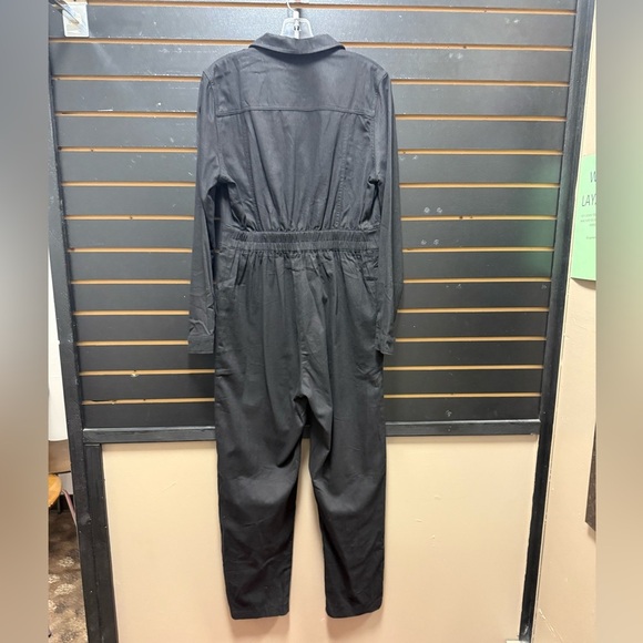 Entro Black Long Sleeve Utility Jumpsuit – Women’s Large - Picture 4 of 4
